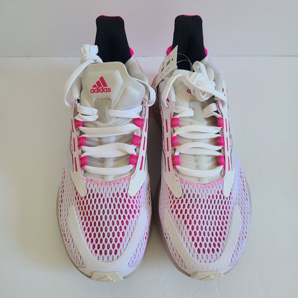 NEW Adidas Womens 4DFWD Pulse Running Shoes Q46225 Size 6.5 White Pink - Picture 2 of 8